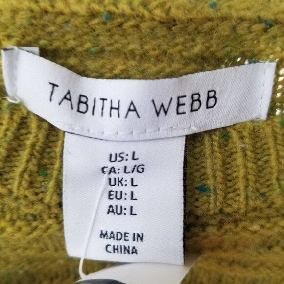 Tabitha Webb Lightweight Wool Sweater Large NWTO - Picture 3 of 6